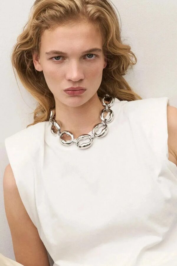 Vanessa Baroni Turtle Necklace - Silver - Image 2