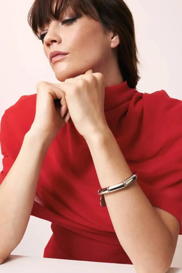 Vanessa Baroni Flex Bracelet - Silver - Image 2