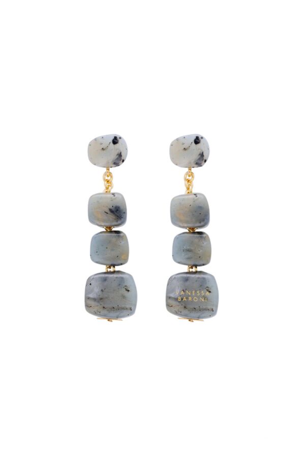 Vanessa Baroni Shaped Earring - Ink