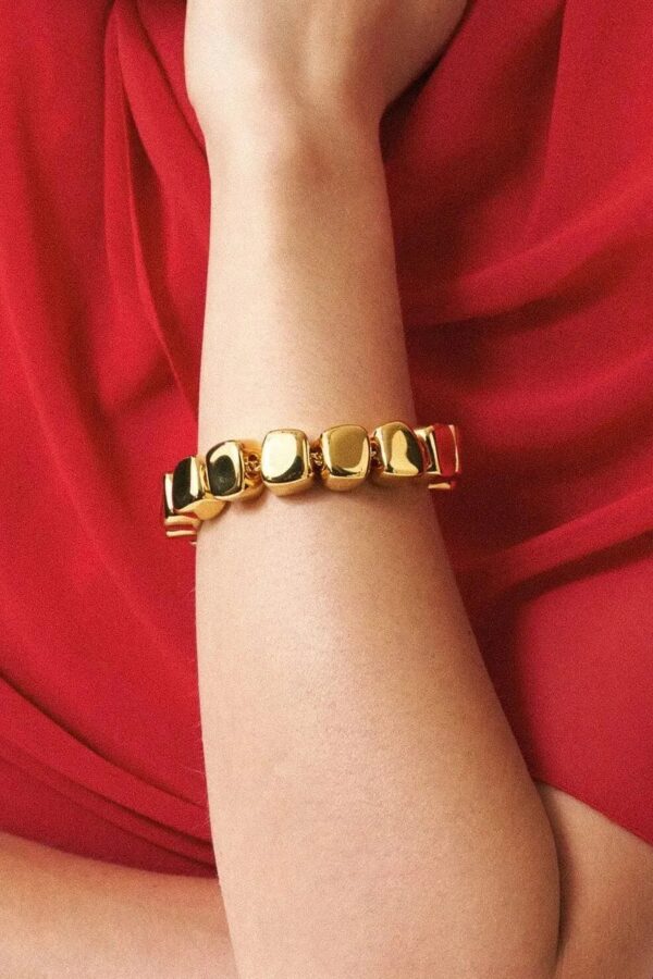 Vanessa Baroni Shape Bracelet - Gold - Image 2