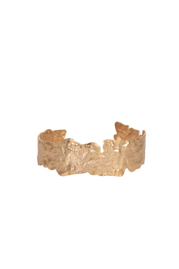 Alouette Design
 Hammered Cuff - Gold