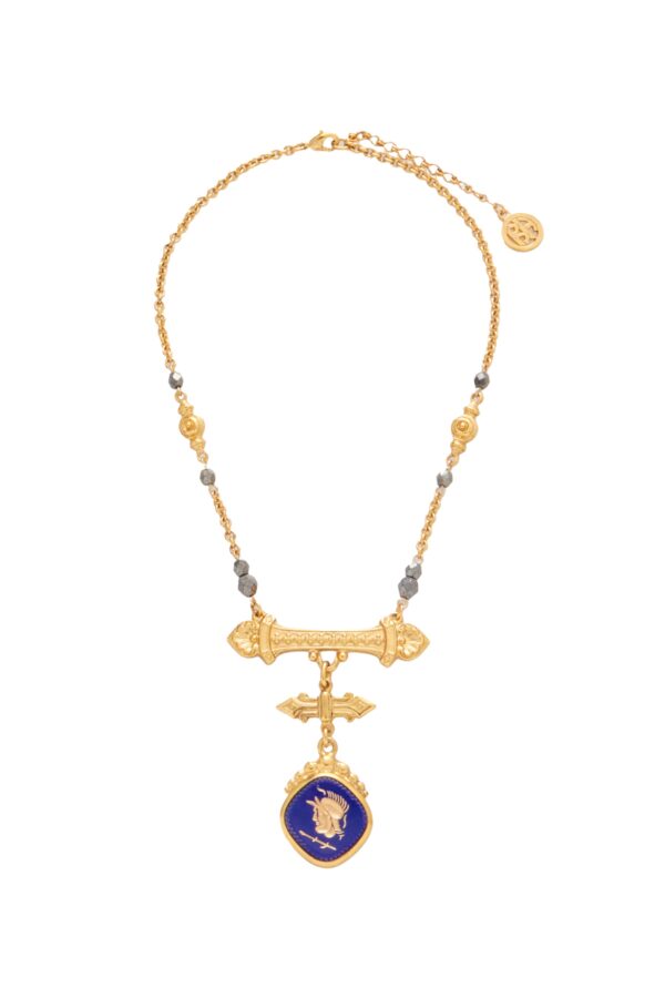 Ben Amun Enamel Necklace - Gold