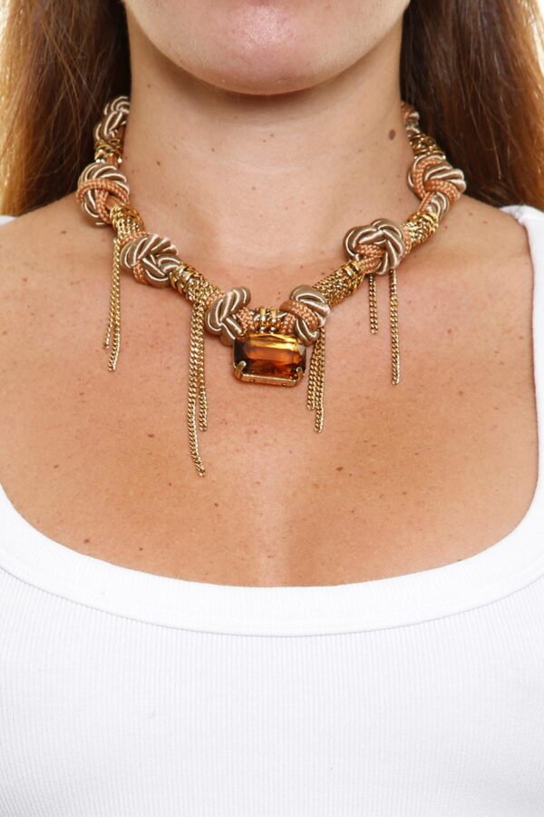 Rada Rope Necklace - Gold - Image 3