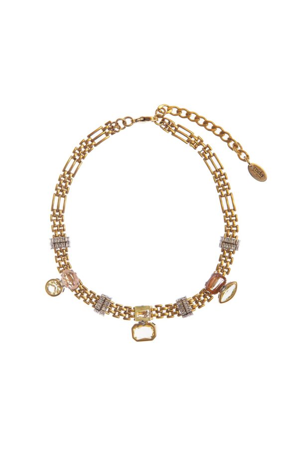 Rada Lattice Necklac - Gold